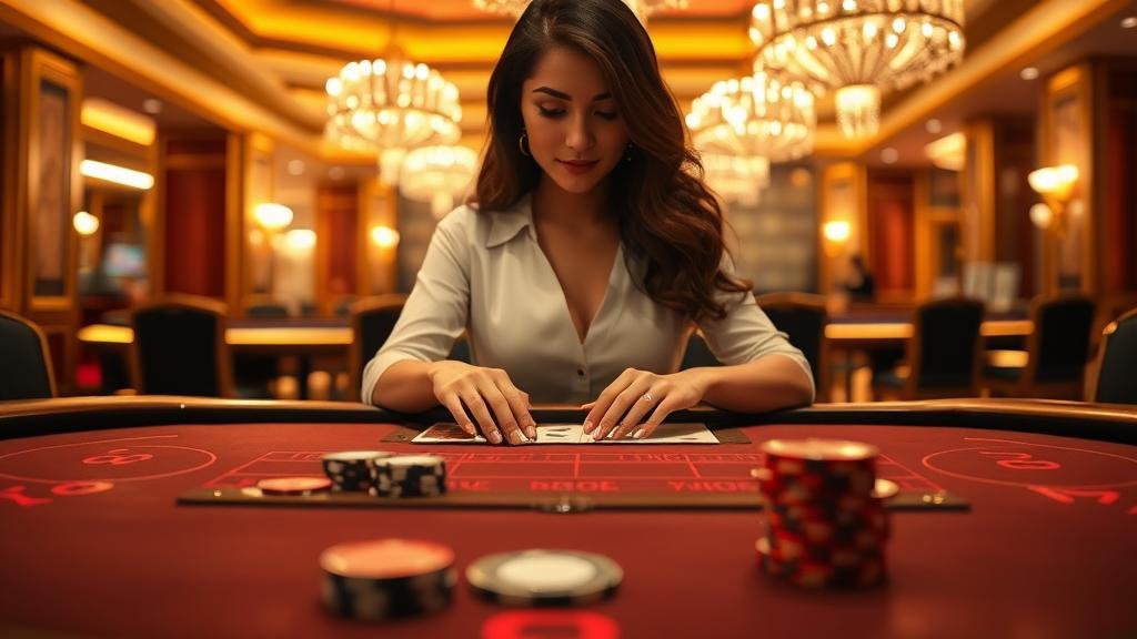 ประสบการณ์บาคาร่าสดระดับพรีเมียม โต๊ะบาคาร่าสดพร้อมดีลเลอร์สาวสวย