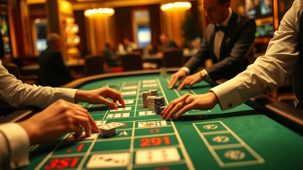 หน้าจอเกมบาคาร่า AE Gaming พร้อมเครดิตฟรี