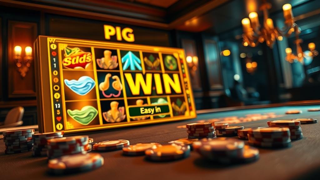 เกมสล็อต PG ที่แตกง่ายพร้อมโบนัสพิเศษ หน้าจอเกมสล็อต PG ที่มีฟีเจอร์โบนัสและสัญลักษณ์ชนะ