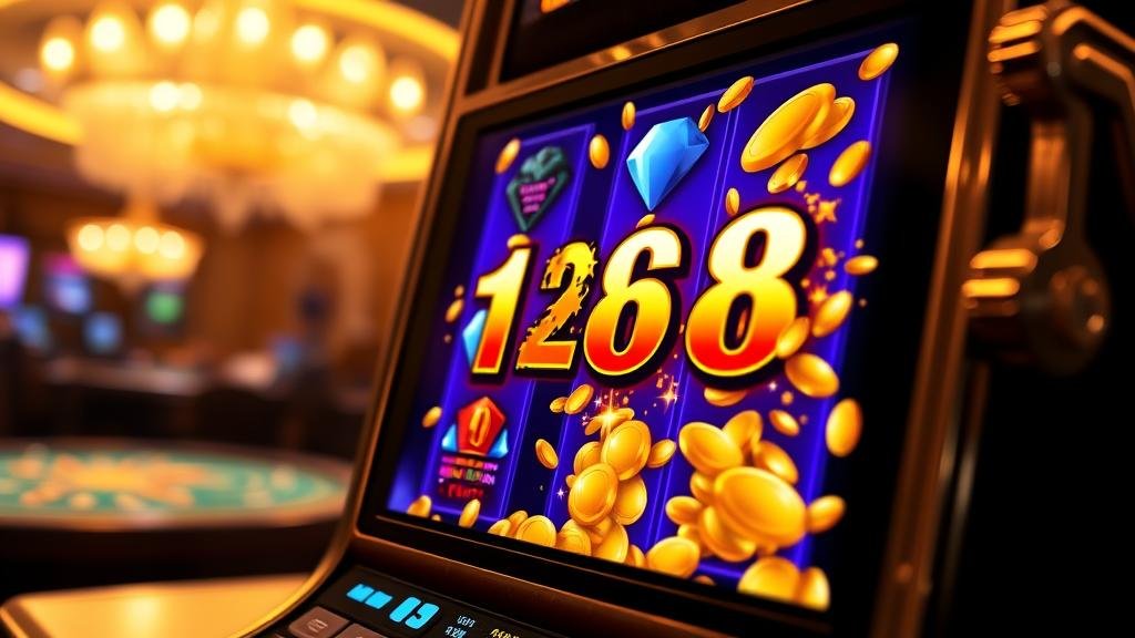 หน้าจอเกมสล็อต แสดงค่า RTP และความผันผวน