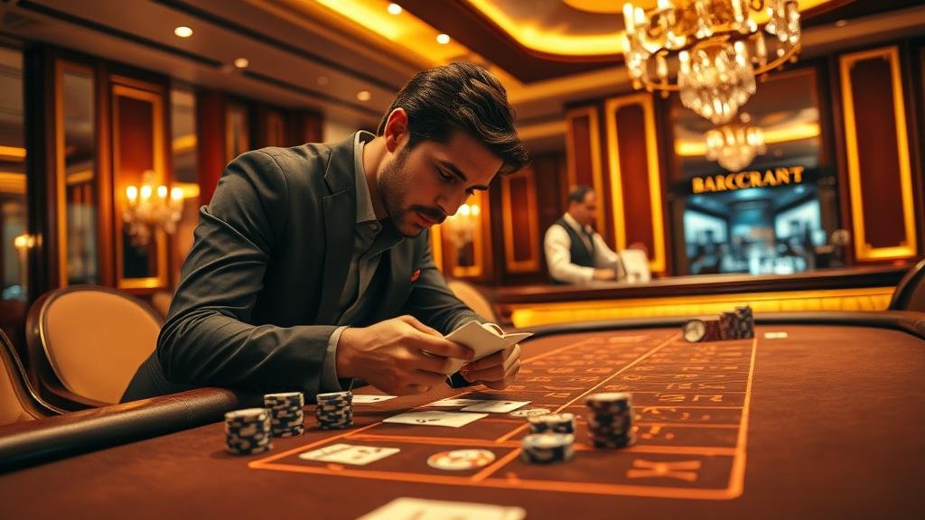 หน้าจอเกมบาคาร่าออนไลน์พร้อมระบบ AI