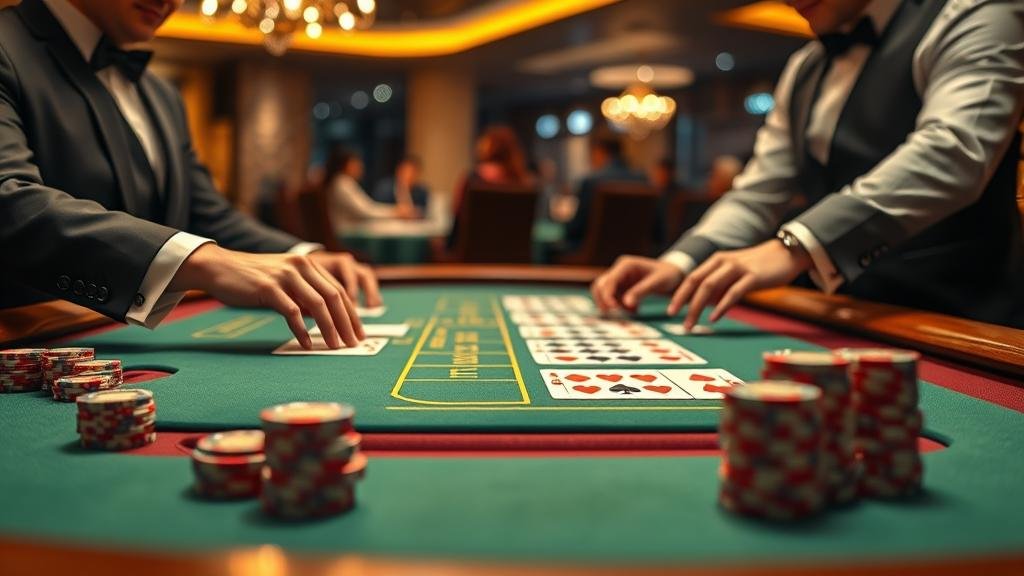 การวางเดิมพันในเกมบาคาร่าสด