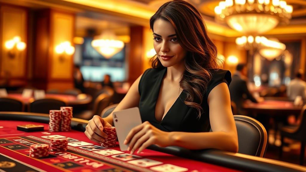 รวมเกมคาสิโนออนไลน์หลากหลาย พร้อมดีลเลอร์สาวสวย