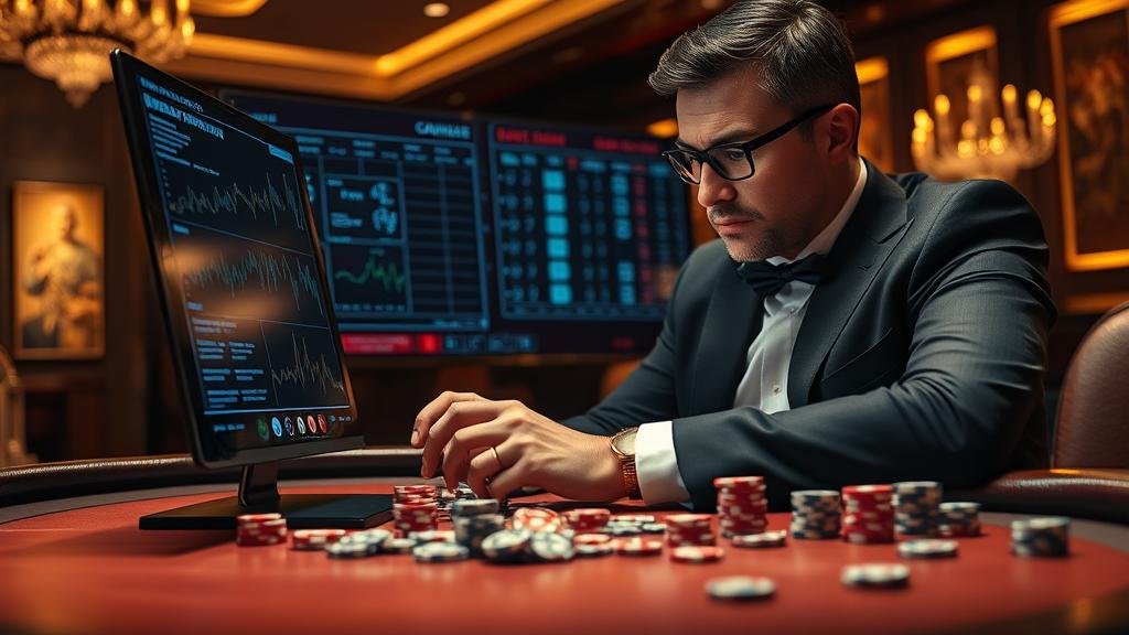 ตารางสถิติแสดงรูปแบบการออกไพ่บาคาร่า