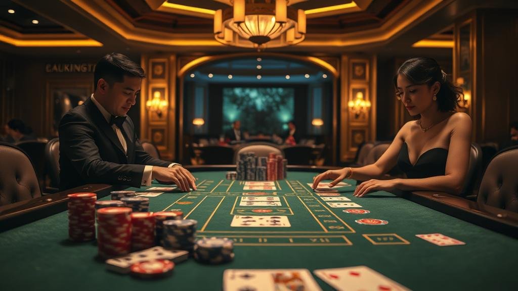 หน้าเว็บไซต์บาคาร่าออนไลน์พร้อมตัวเลือกเกม