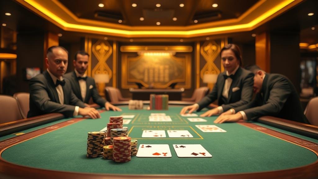 ไพ่บาคาร่าแสดงแต้มใกล้เคียง 9