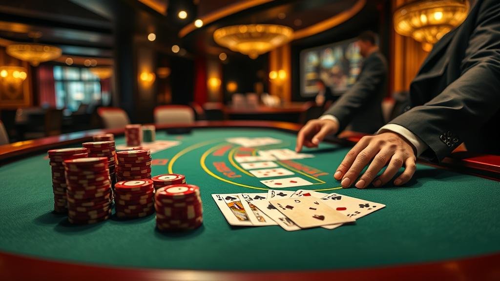 ตัวอย่างเค้าไพ่มังกรและปิงปองในบาคาร่า