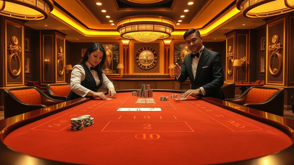 หน้าจอโทรศัพท์มือถือแสดงเกมบาคาร่าบนเว็บตรง ufabet