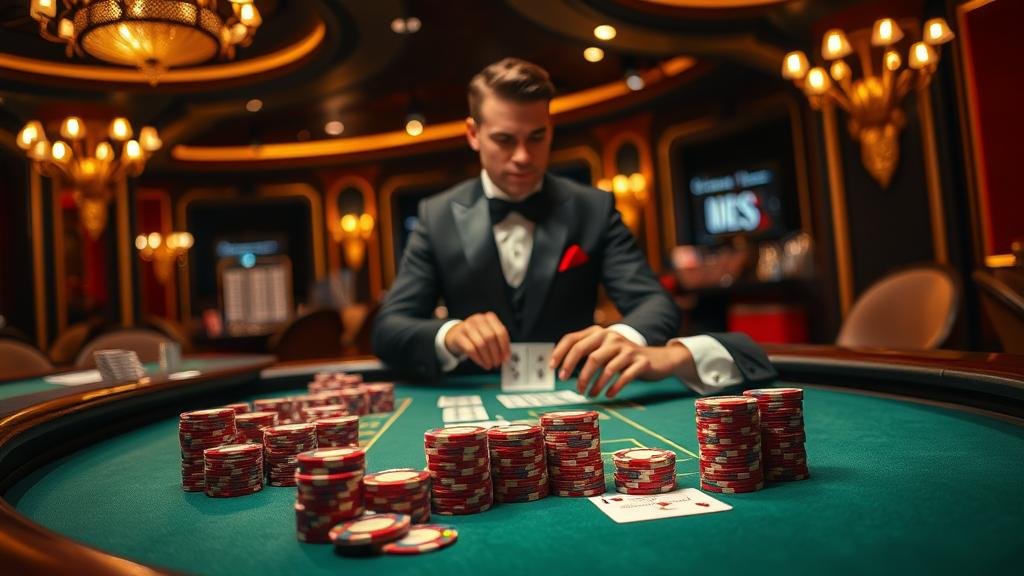 ภาพแสดงรูปแบบเค้าไพ่บาคาร่า