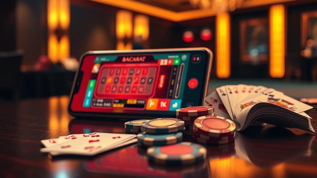 การแสดงผลสูตรบาคาร่า AI บนมือถือ