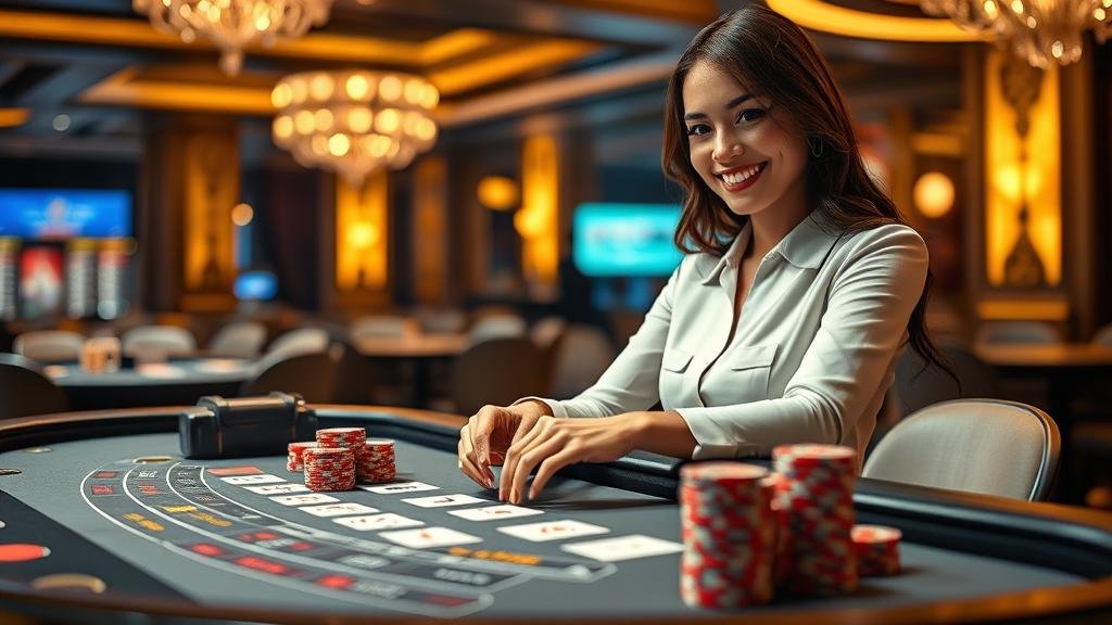 หน้าจอเกมบาคาร่าออนไลน์พร้อมสถิติ