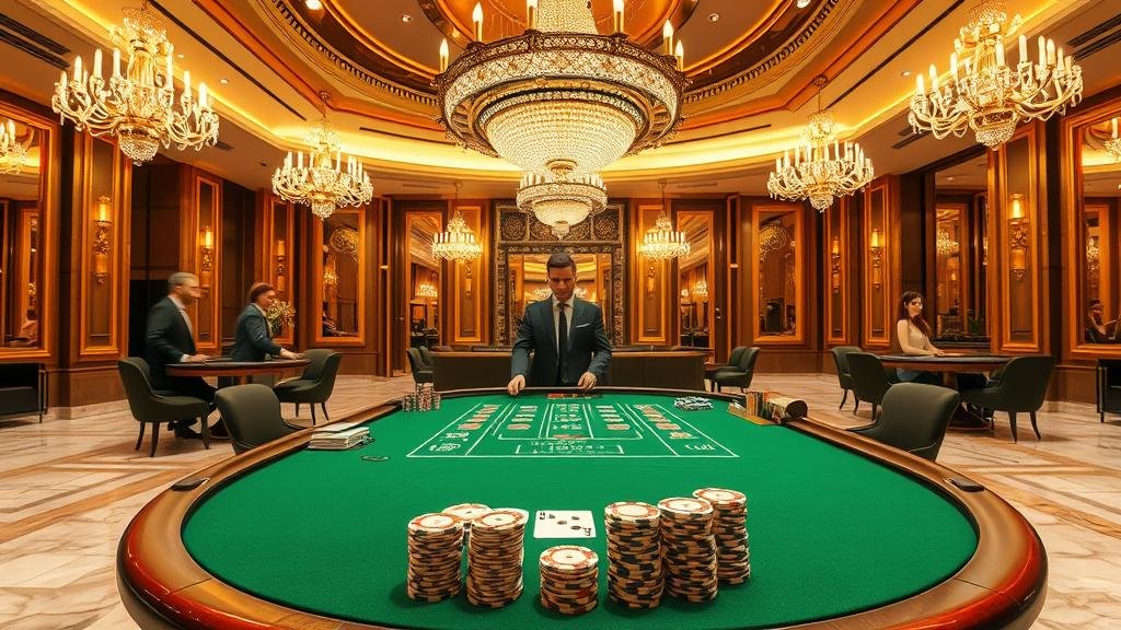 ศูนย์รวมเกมสล็อตเว็บตรงค่ายใหญ่ ภาพบรรยากาศคาสิโนออนไลน์สุดหรู