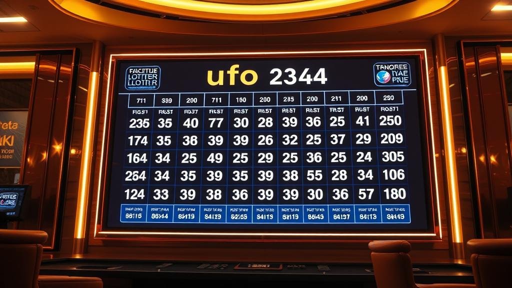 การตรวจผลหวยผ่านมือถือด้วย ufo234