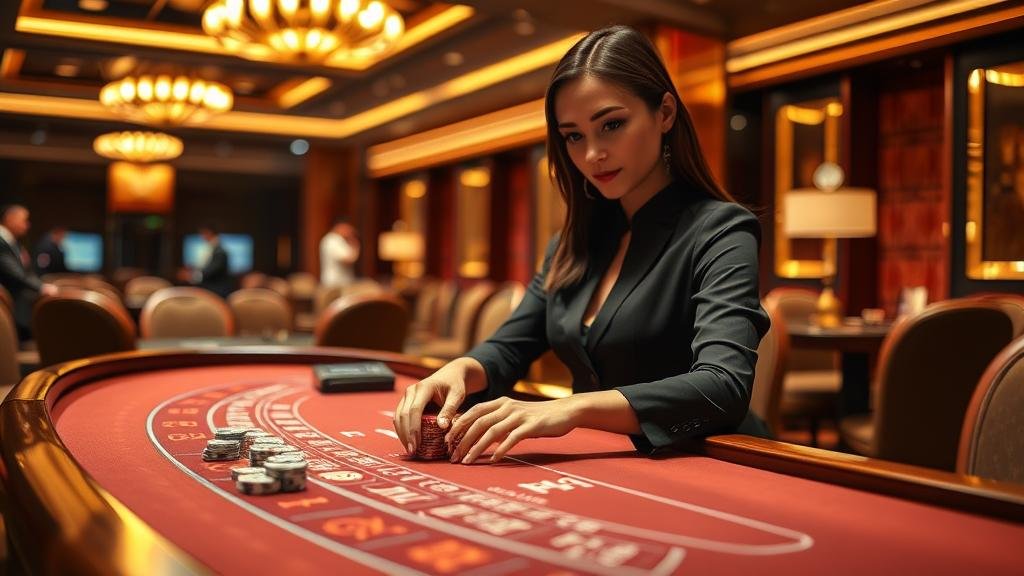 ประสบการณ์บาคาร่าสดบนเว็บตรง ดีลเลอร์สาวสวยแจกไพ่บาคาร่าสด