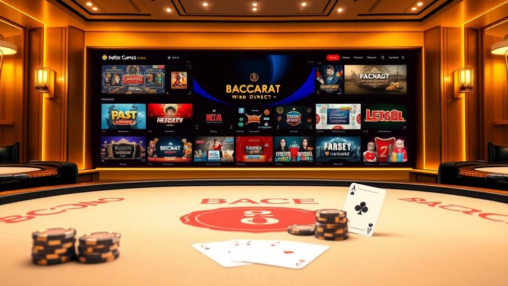 การเล่นบาคาร่าสดบนเว็บตรง