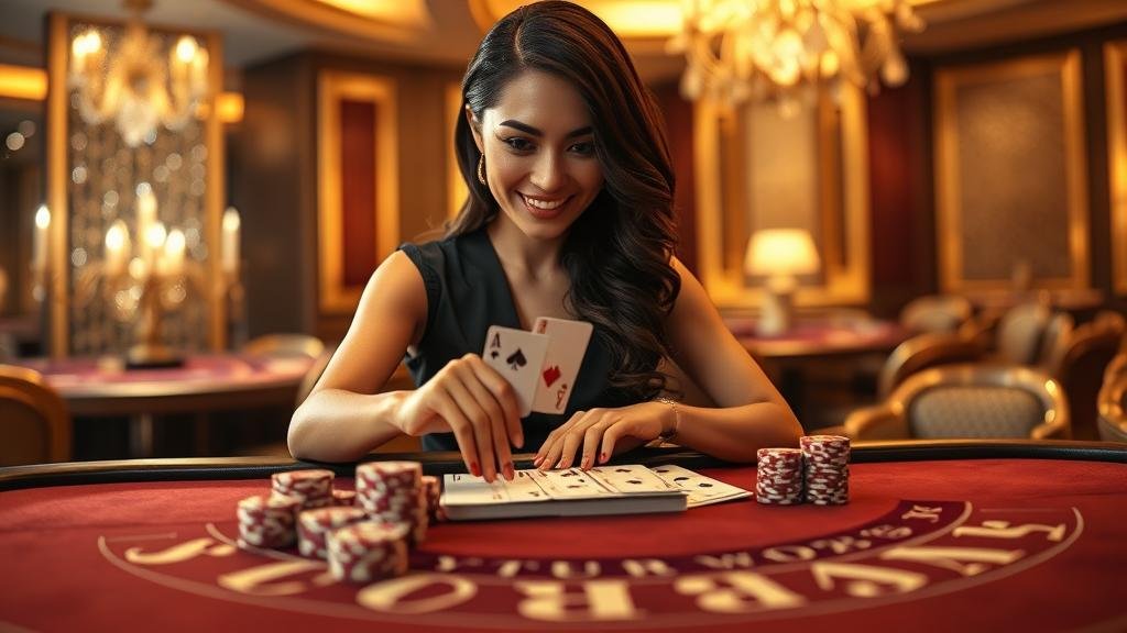 หน้าจอโทรศัพท์มือถือเล่นบาคาร่าสด