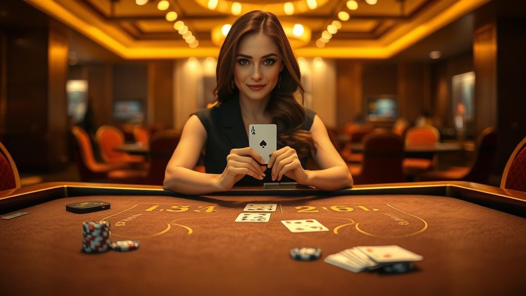 กราฟิกสายฟ้าฟาดในเกมบาคาร่า