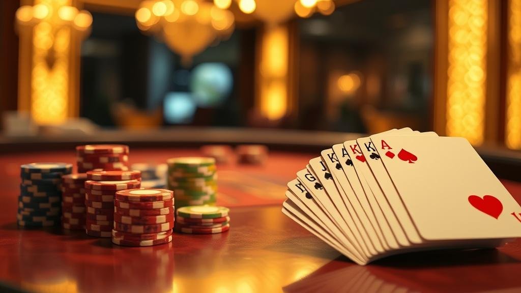 ผู้เล่นจดจ่อกับเกมบาคาร่าauto