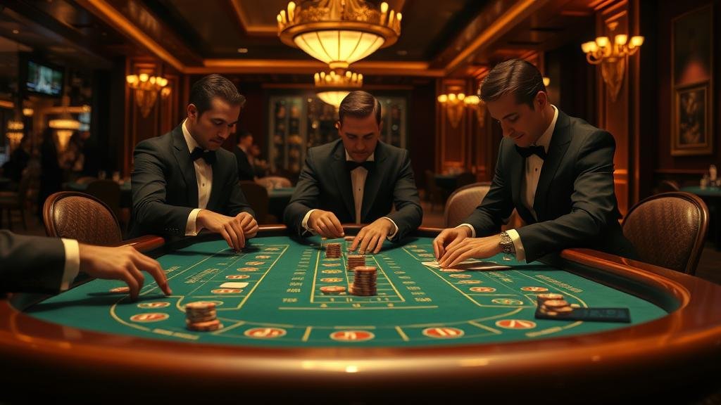 ตารางบาคาร่าและชิปเดิมพัน