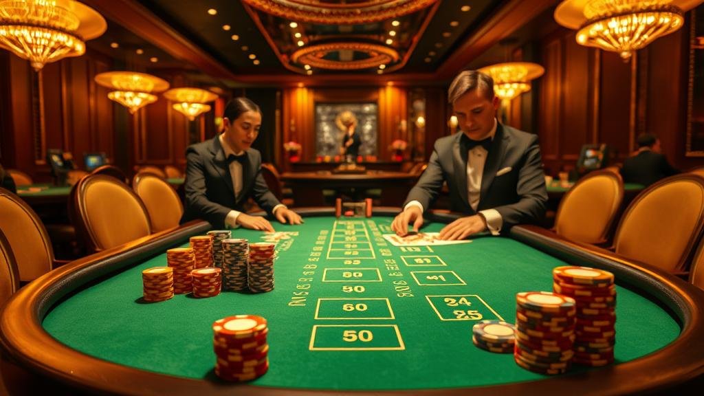 ห้องคาสิโนสด Allbet บรรยากาศคาสิโนสด Allbet