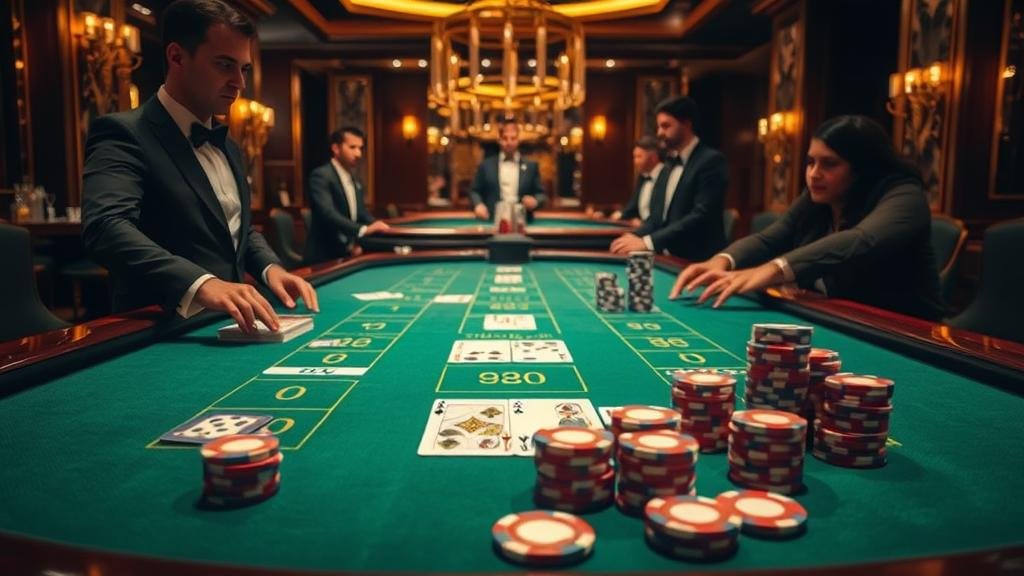 อินโฟกราฟิกแสดงเค้าไพ่มังกรและปิงปองในบาคาร่า