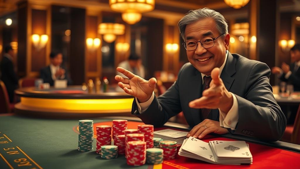 หน้าจอโทรศัพท์มือถือแสดงการเล่นบาคาร่าบนเว็บตรง 123up