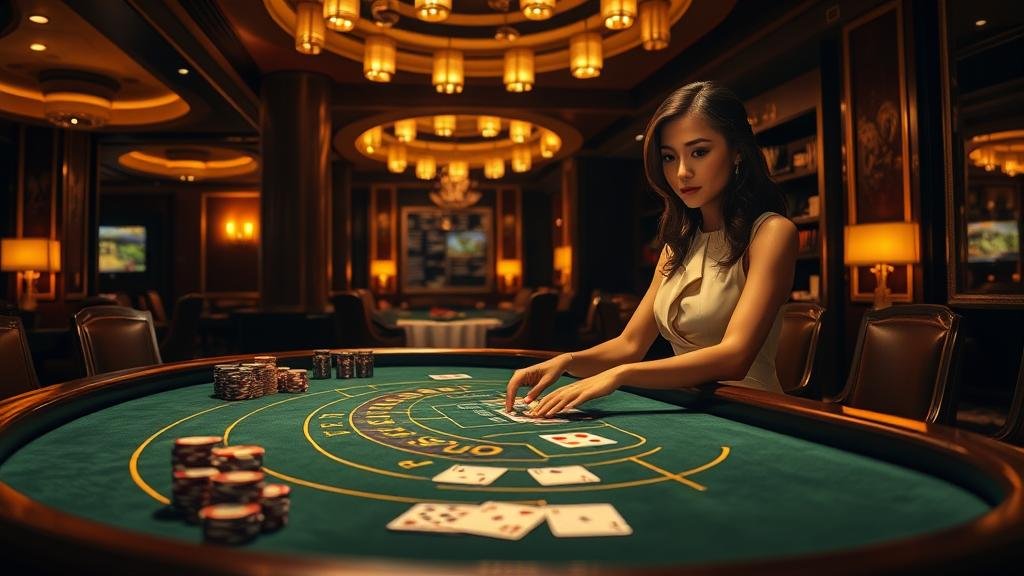 นักเดิมพันกำลังวิเคราะห์เกมบาคาร่า