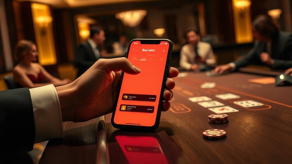 หน้าจอแสดงสถิติและผลลัพธ์บาคาร่าสด