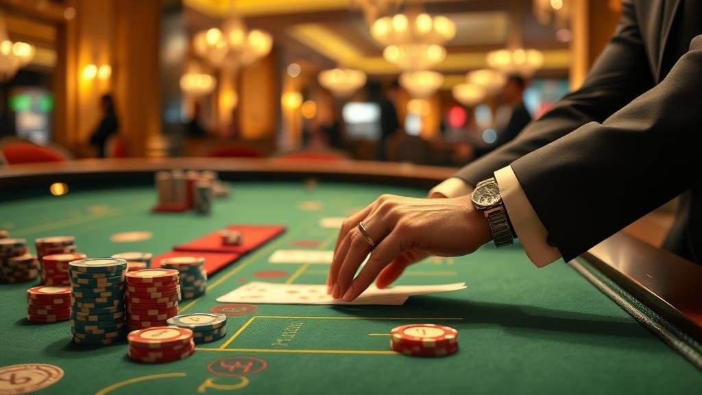 นักพนันชาวไทยกำลังเล่นบาคาร่าออนไลน์