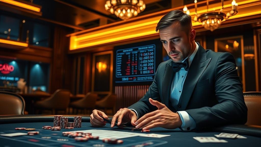 หน้าจอเกมบาคาร่าออนไลน์พร้อมสถิติ