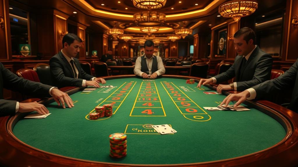 โลโก้และหน้าเว็บคาสิโนออนไลน์