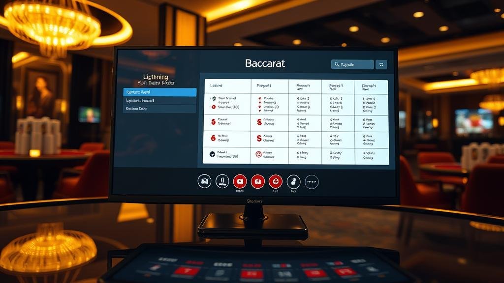 หน้าจอมือถือแสดงปุ่มทดลองเล่นบาคาร่าฟรี