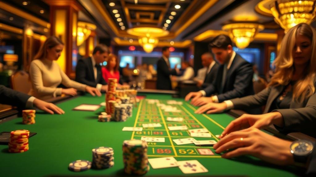 ภาพแสดงเค้าไพ่บาคาร่าและสูตรการเล่น