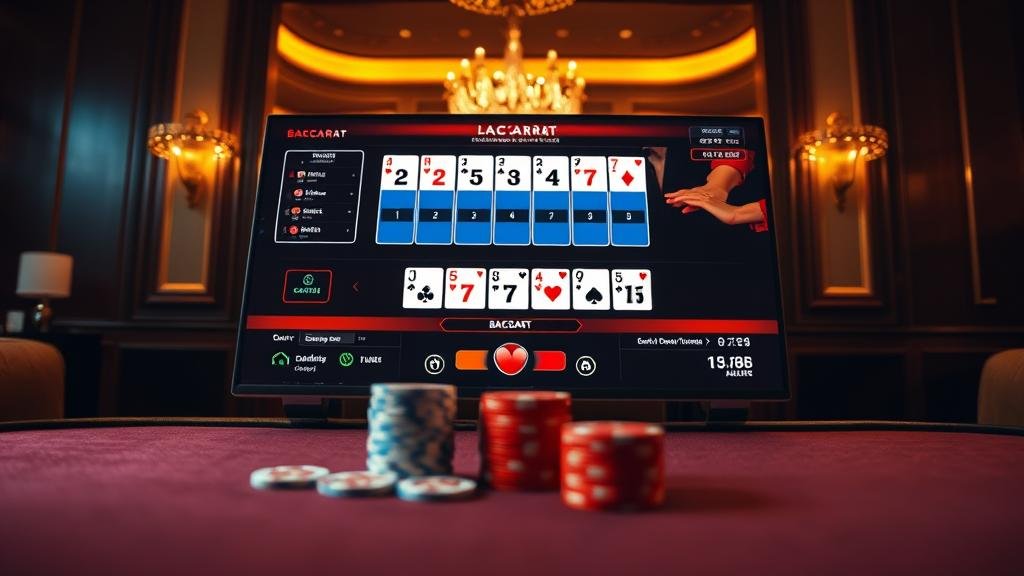 มือถือเล่นบาคาร่า พร้อมชิปและไพ่