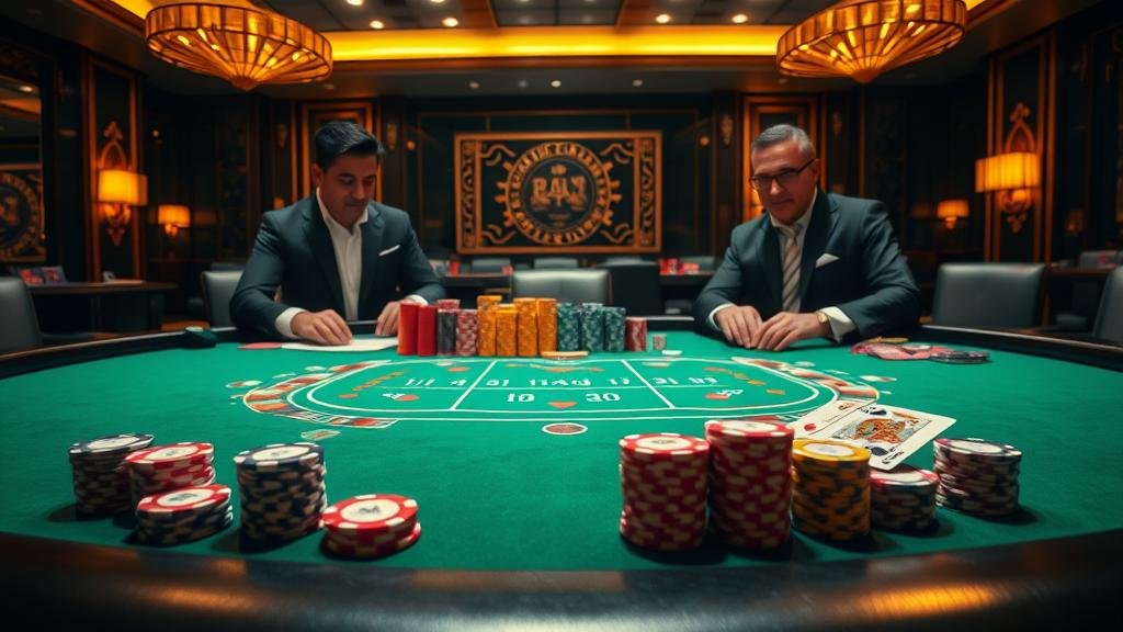 ไพ่บาคาร่าที่แสดงผลลัพธ์ที่ชนะ