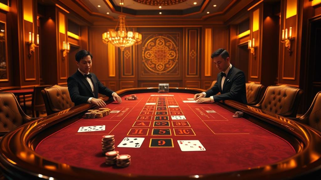 หน้าจอเกมบาคาร่าออนไลน์พร้อมสถิติการเดิมพัน