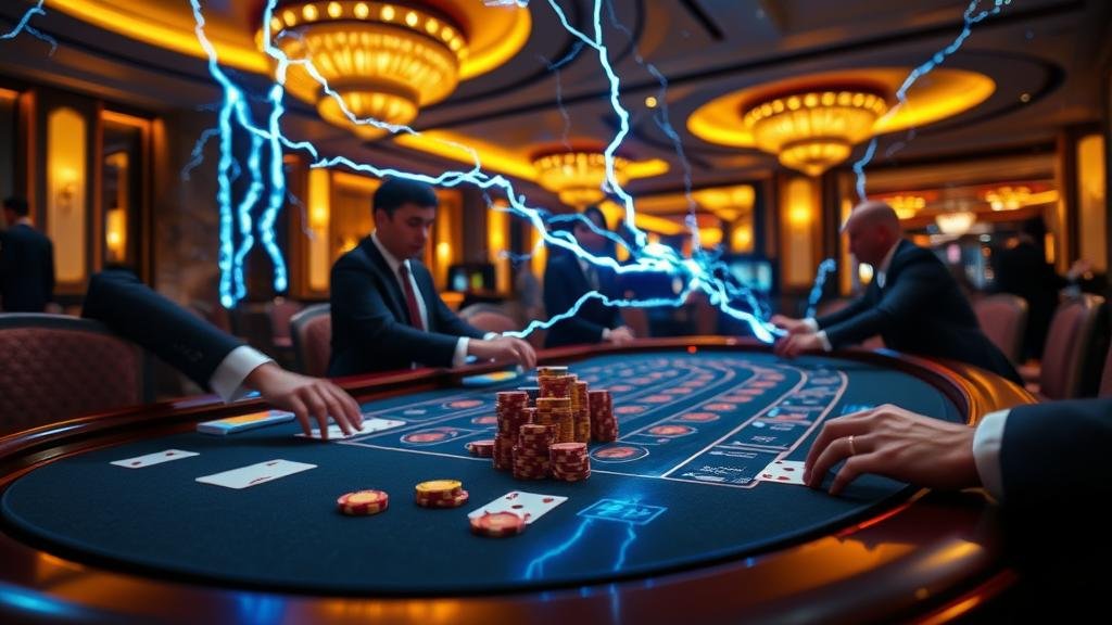 ผู้เล่นบาคาร่ามืออาชีพกำลังวางแผนการเล่น