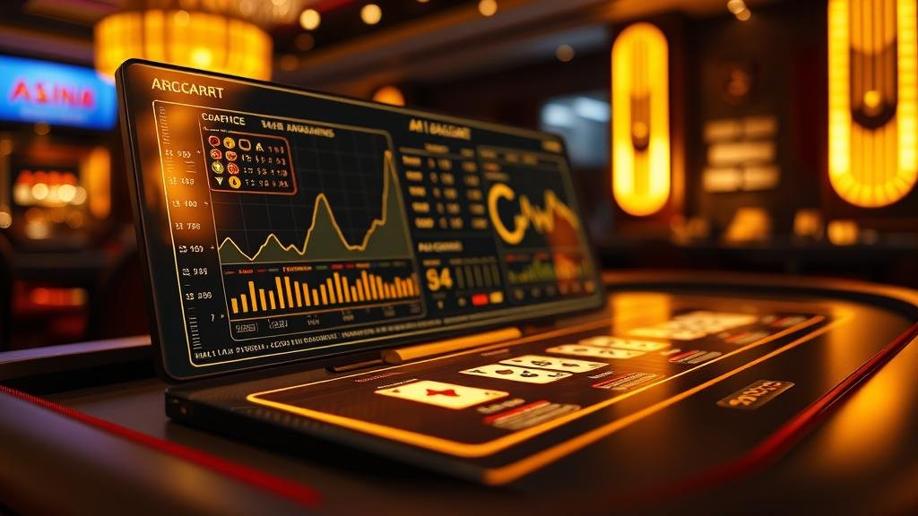 หน้าแดชบอร์ดแสดงผลการวิเคราะห์บาคาร่าด้วย AI