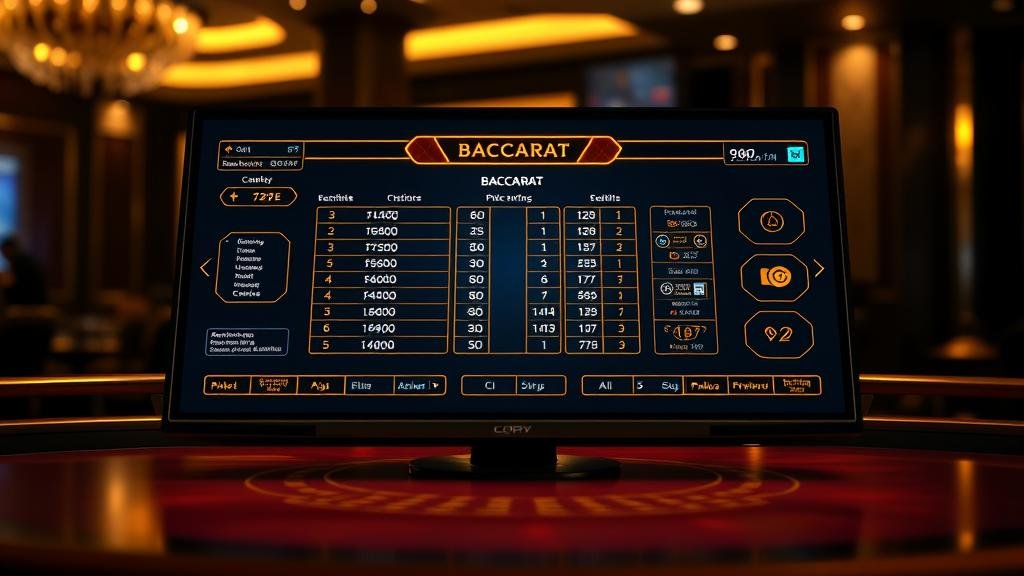 ตัวอย่างการเล่นบาคาร่าและการนับแต้ม