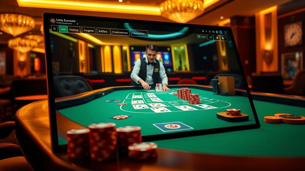 ดีลเลอร์สาวสวยในเกมบาคาร่า SA Gaming