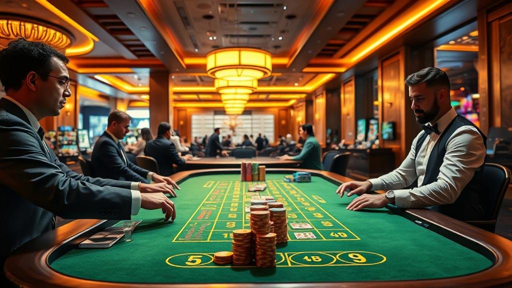 หน้าจอเกมบาคาร่าออนไลน์พร้อมสถิติ