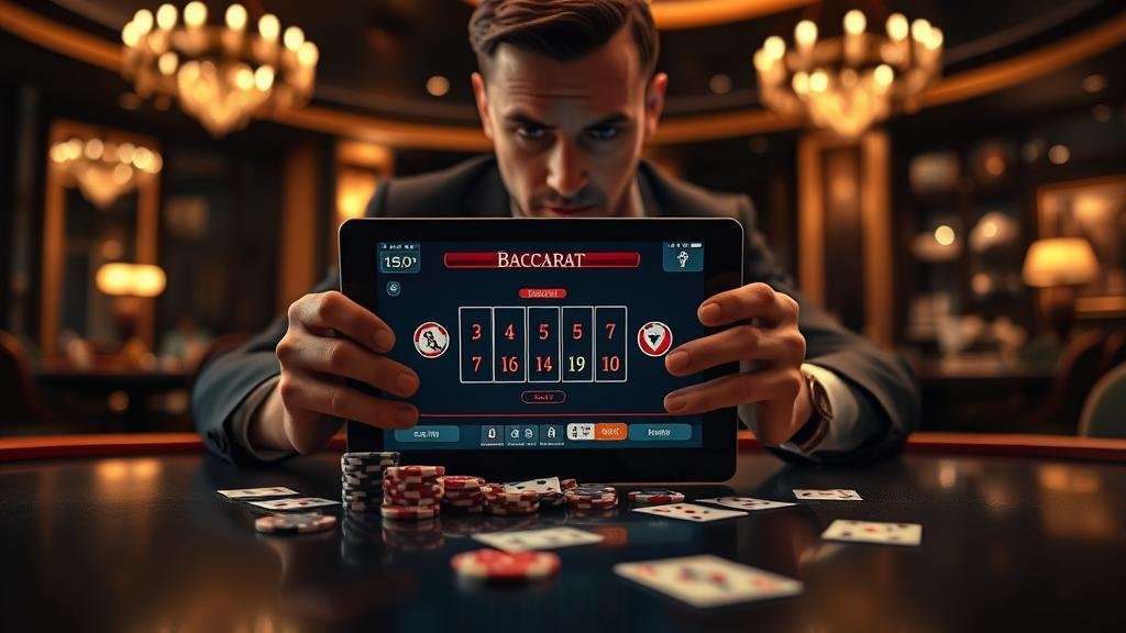 ภาพแสดงการทำงานของสูตรบาคาร่า AI