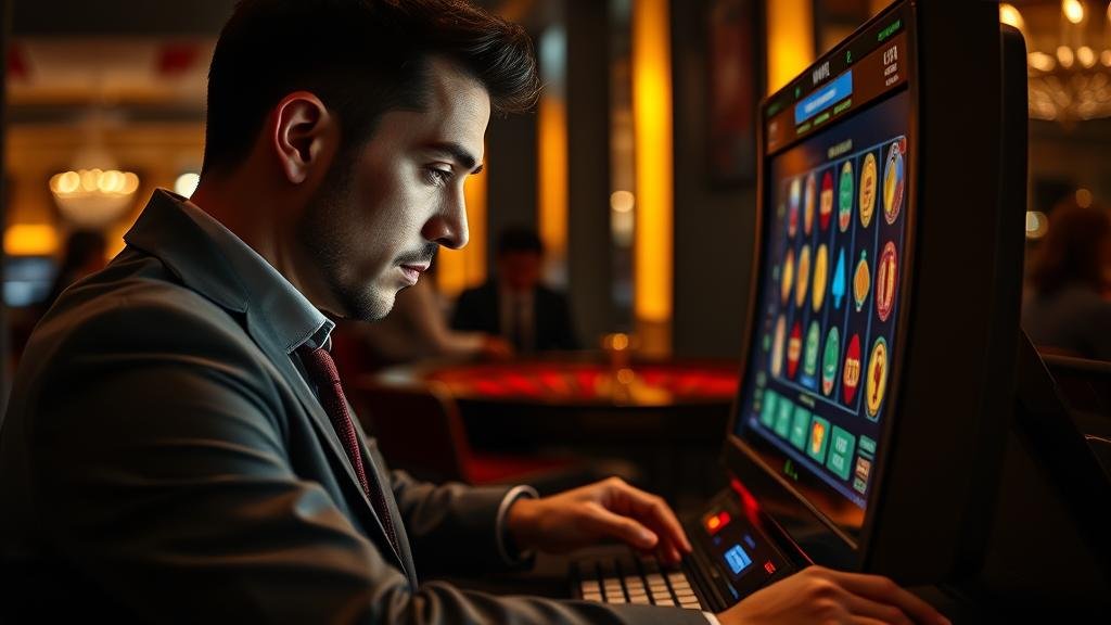 อินโฟกราฟิกแสดงสถิติและกลยุทธ์การเล่นสล็อต