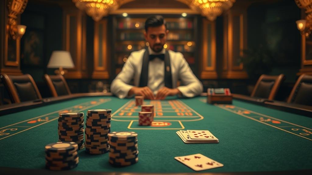 การแสดงผลแต้มบาคาร่าบนหน้าจอ