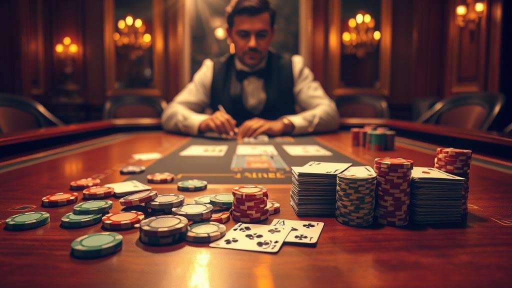 หน้าจอเกมสล็อตออนไลน์พร้อมสัญลักษณ์ชนะ