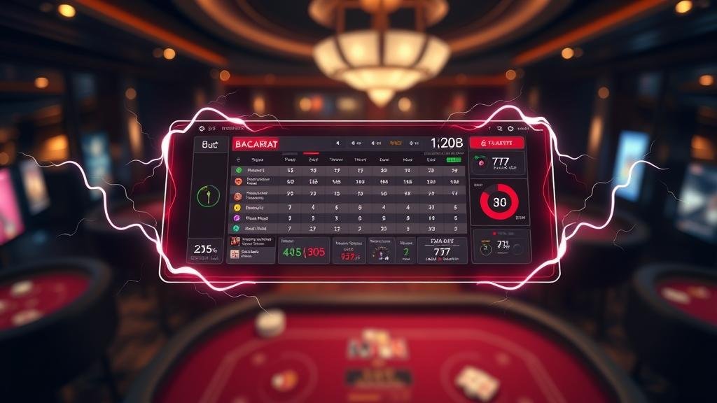 การวางเดิมพันบาคาร่าบนเว็บตรง พร้อมการแสดงผลสูตร