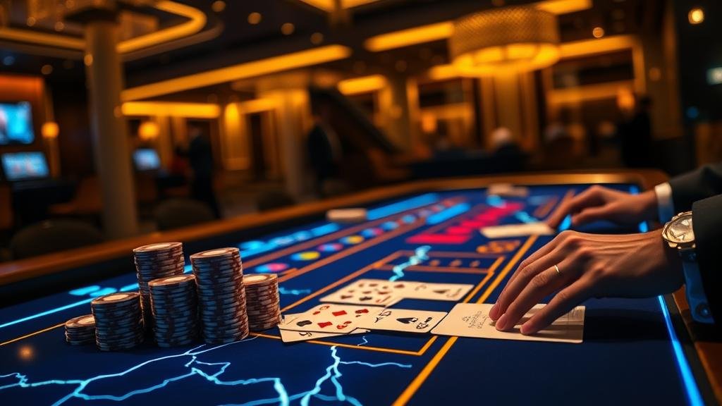 บรรยากาศคาสิโนสดบาคาร่าบนเว็บตรง