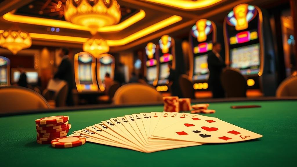 ผู้เล่นกำลังลุ้นรับแจ็คพอตจากสล็อตเว็บตรง