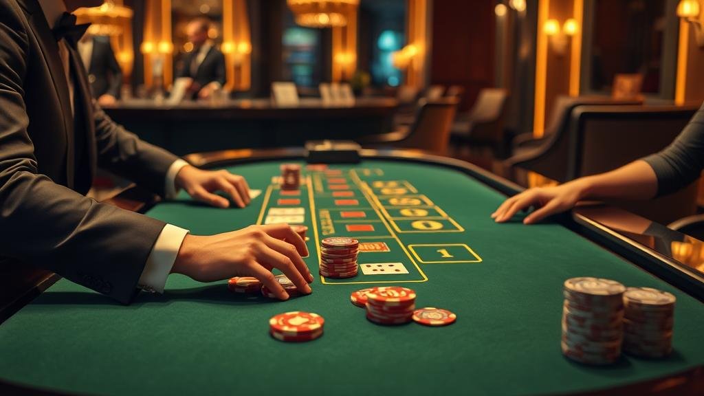 กราฟแสดงผลกำไรจากการเล่นบาคาร่า