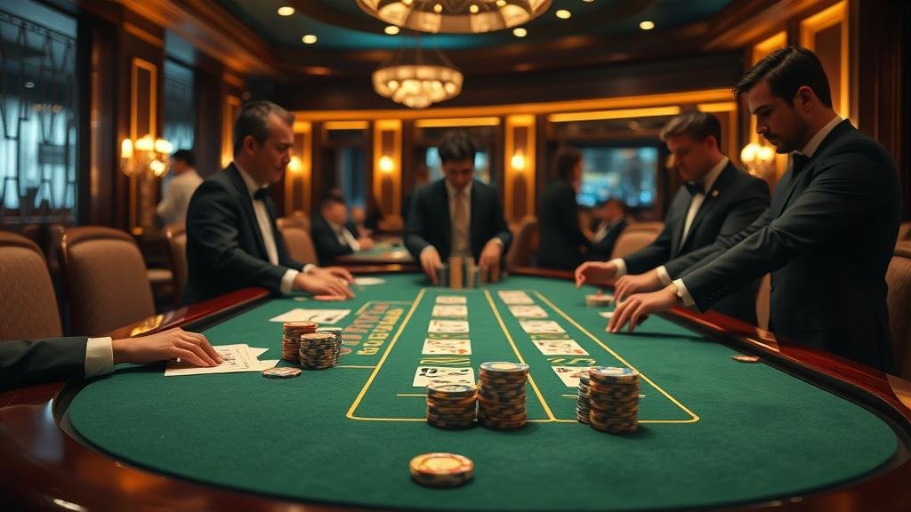 เปรียบเทียบหน้าจอเล่นบาคาร่า